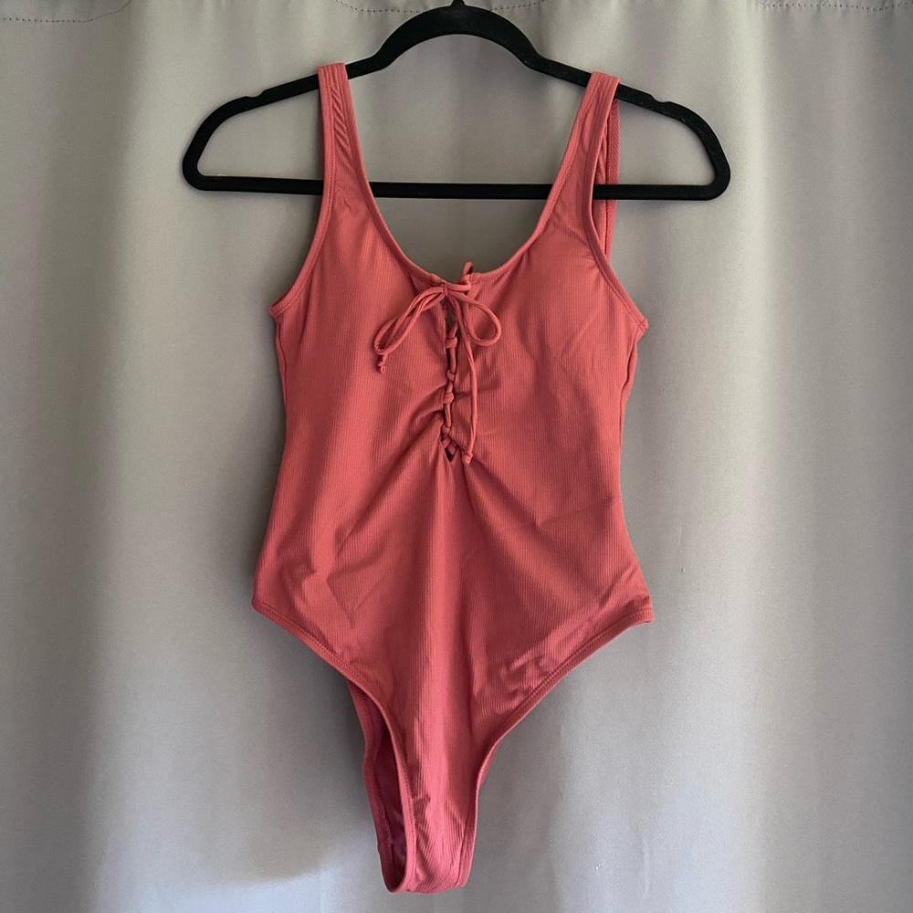 Xhiliration ribbed one piece
